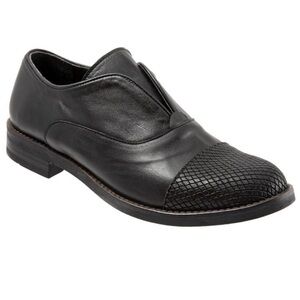 Black Leather Classic Loafer Shoe size EU 40 US 9.5-10